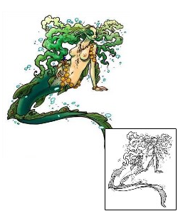 Mermaid Tattoo Mythology tattoo | LHF-00010