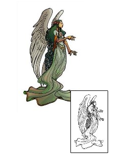 Angel Tattoo Religious & Spiritual tattoo | LHF-00012