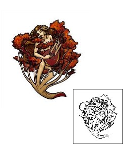 Woman Tattoo Mythology tattoo | LHF-00023