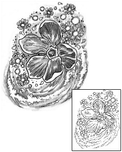 Flower Tattoo Plant Life tattoo | LIF-00005
