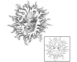 Sun Tattoo Miscellaneous tattoo | LIF-00014