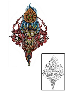 Devil - Demon Tattoo Miscellaneous tattoo | LIF-00066