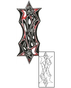 Star Tattoo Horror tattoo | LJF-00049