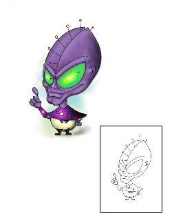 Alien Tattoo Horror tattoo | LLF-00002