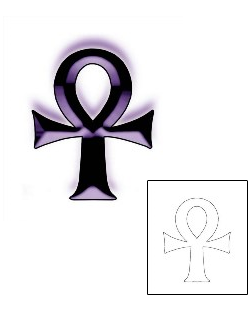 Ankh Tattoo Religious & Spiritual tattoo | LLF-00003