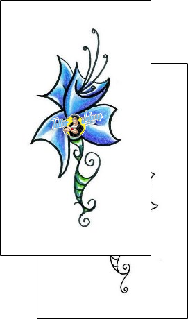 Flower Tattoo plant-life-flowers-tattoos-lee-little-llf-00019