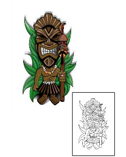 Polynesian Tattoo Religious & Spiritual tattoo | LLF-00034