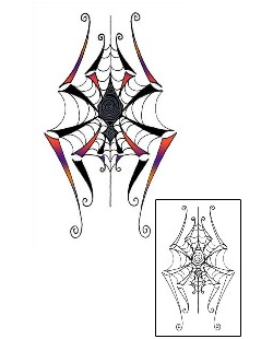 Spider Web Tattoo Tattoo Styles tattoo | LLF-00158