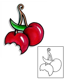 Cherry Tattoo For Women tattoo | LLF-00214