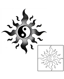 Ethnic Tattoo Astronomy tattoo | LLF-00276