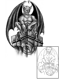 Gargoyle Tattoo Mythology tattoo | LLF-00298