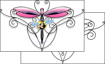 Dragonfly Tattoo for-women-lower-back-tattoos-lee-little-llf-00313
