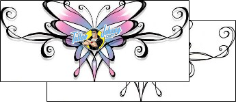 Butterfly Tattoo specific-body-parts-lower-back-tattoos-lee-little-llf-00324