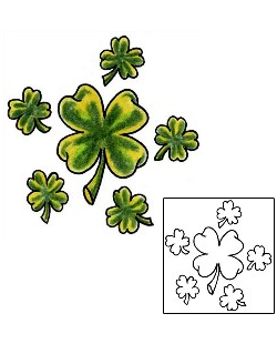 Clover Tattoo Specific Body Parts tattoo | LMF-00018