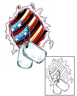 USA Tattoo Patronage tattoo | LMF-00037