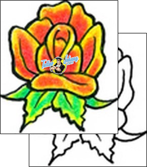 Rose Tattoo plant-life-rose-tattoos-lucky-lyle-lnf-00044