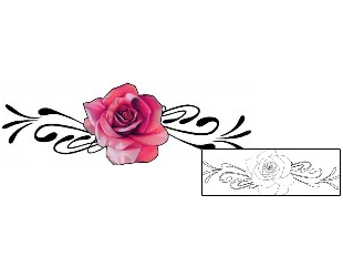 Rose Tattoo Specific Body Parts tattoo | LOF-00056