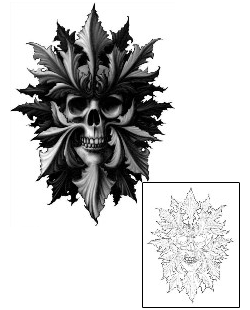 Skull Tattoo Horror tattoo | LOF-00071