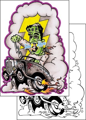 Car Tattoo horror-monster-tattoos-lucas-stock-lpf-00033