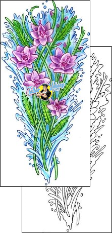 Flower Tattoo plant-life-flowers-tattoos-lucas-stock-lpf-00047