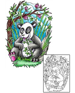 Panda Tattoo Animal tattoo | LPF-00049