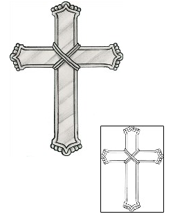 Cross Tattoo Religious & Spiritual tattoo | LPF-00068