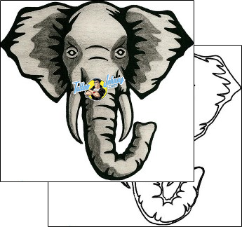 Elephant Tattoo lpf-00073