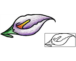 Calla Lily Tattoo Plant Life tattoo | LPF-00078