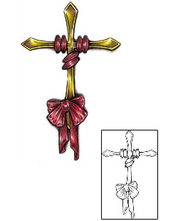 Cross Tattoo Religious & Spiritual tattoo | LQF-00023