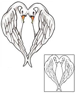 Swan Tattoo For Women tattoo | LQF-00046