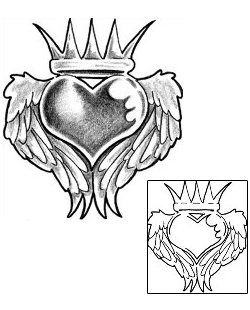 Crown Tattoo For Women tattoo | LQF-00047