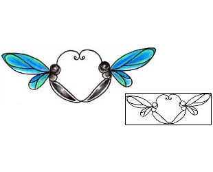 Butterfly Tattoo Specific Body Parts tattoo | LQF-00066