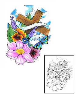 Butterfly Tattoo LQF-00147
