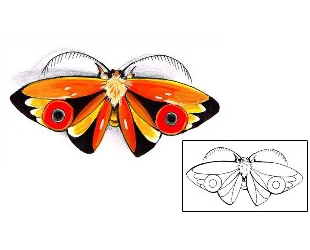 Butterfly Tattoo LQF-00158