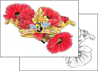 Flower Tattoo flower-tattoos-loren-ries-lqf-00162
