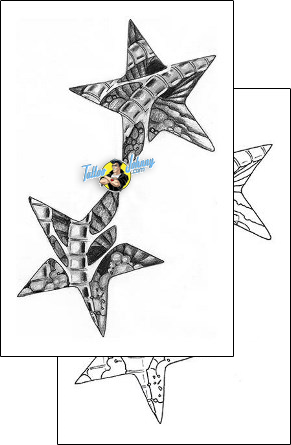 Celestial Tattoo star-tattoos-loren-ries-lqf-00166