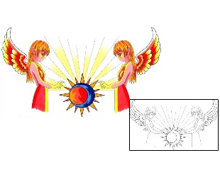 Sun Tattoo Mythology tattoo | LRF-00057