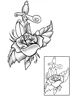 Rose Tattoo Plant Life tattoo | LSF-00021