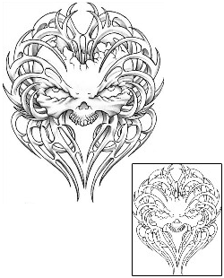 Skull Tattoo Horror tattoo | LSF-00054