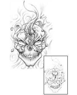 Devil - Demon Tattoo Horror tattoo | LSF-00066