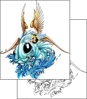 Wings Tattoo fish-tattoos-leo-olivarez-lsf-00069