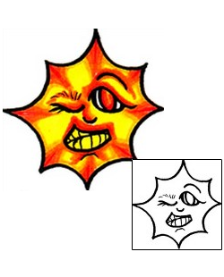 Sun Tattoo Astronomy tattoo | LSF-00134