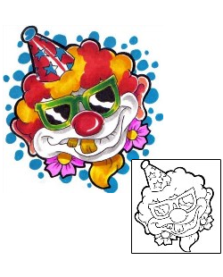 Clown Tattoo Tattoo Styles tattoo | LYF-00008