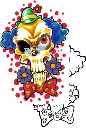 Horror Tattoo clown-tattoos-lucky-13-sinakhom-lyf-00009