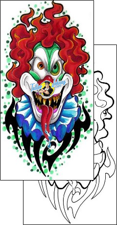 Horror Tattoo clown-tattoos-lucky-13-sinakhom-lyf-00010