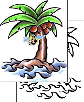 Palm Tree Tattoo lyf-00022
