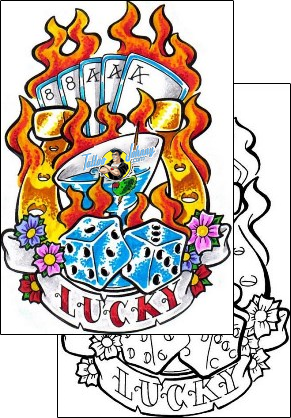 Card Tattoo gambling-cards-tattoos-lucky-13-sinakhom-lyf-00023