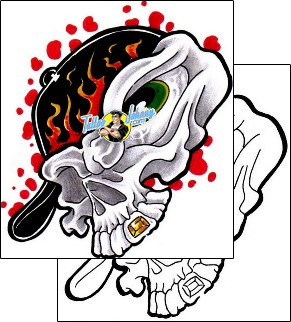 Skull Tattoo horror-skull-tattoos-lucky-13-sinakhom-lyf-00047