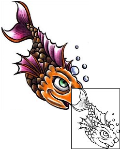 Fish Tattoo Tattoo Styles tattoo | LYF-00076
