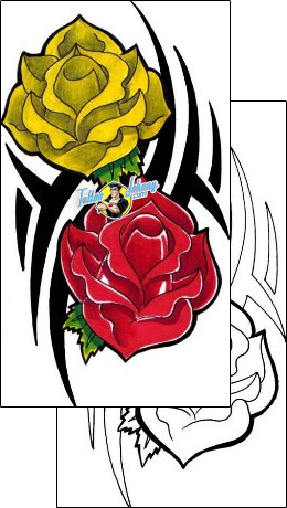 Flower Tattoo plant-life-flowers-tattoos-lucky-13-sinakhom-lyf-00140